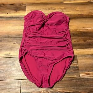 Size large Merona pink swimsuit